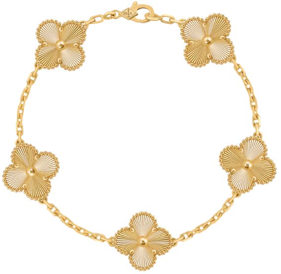 Van Cleef & Arpels Vintage Alhambra bracelet, 5 motifs