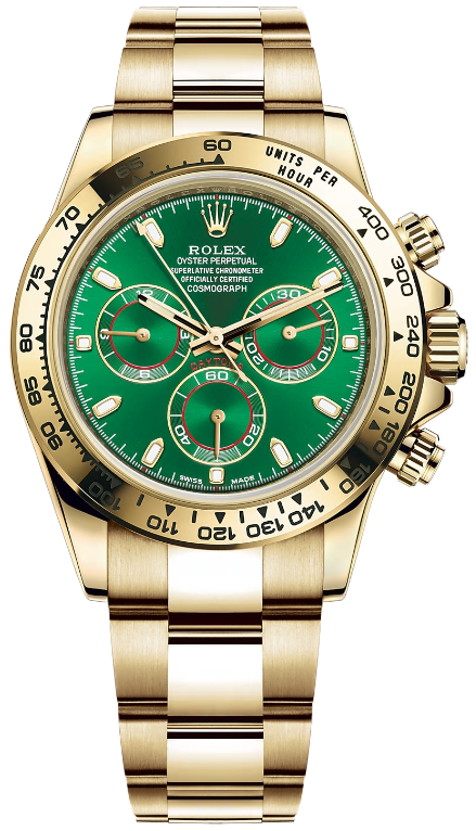 Rolex green deals dial daytona