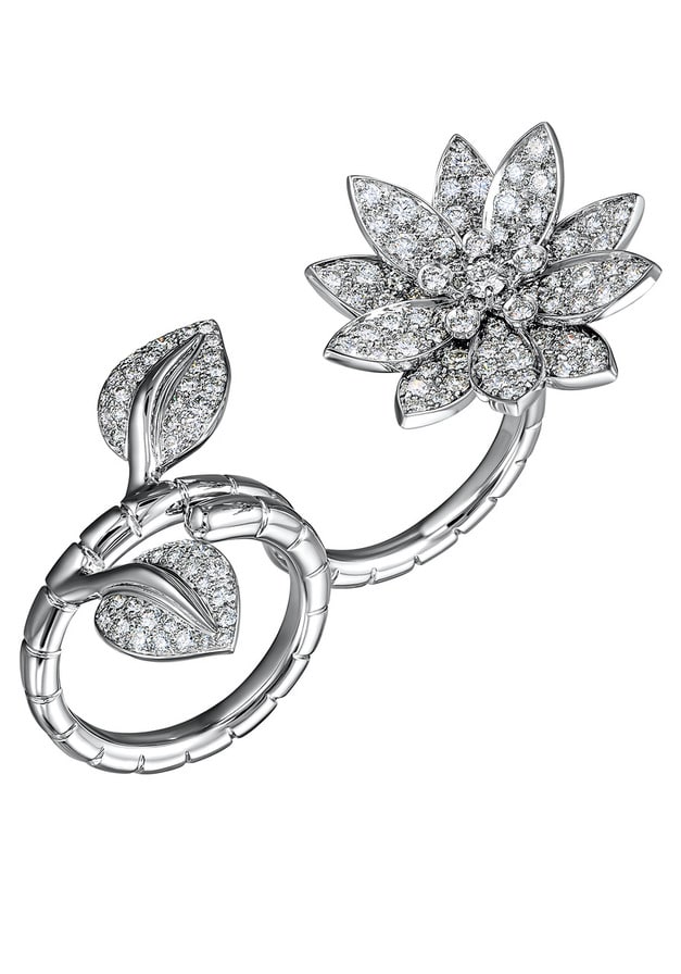 Van Cleef & Arpels Lotus Between Ring