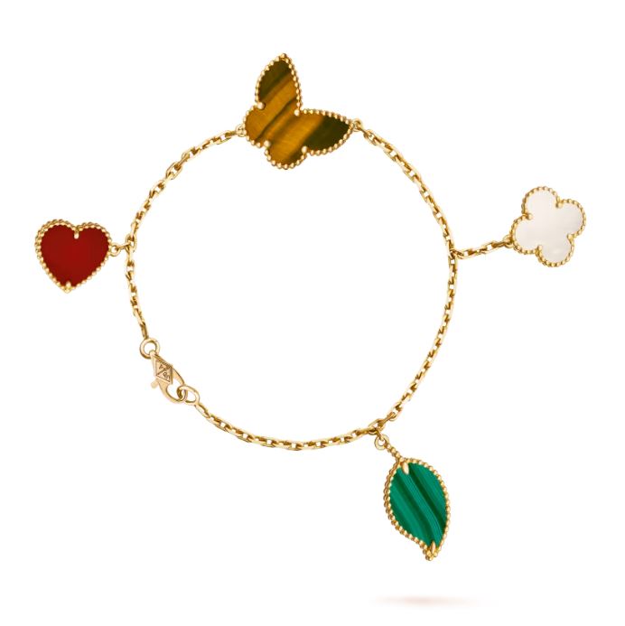 Van Cleef & Arpels Lucky Alhambra bracelet, 4 motifs