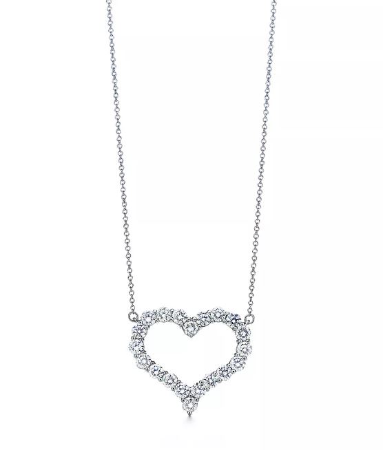 Tiffany & Co. Diamond Heart Pendant Large