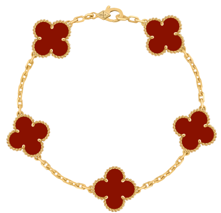 Van Cleef & Arpels Vintage Alhambra bracelet, 5 motifs