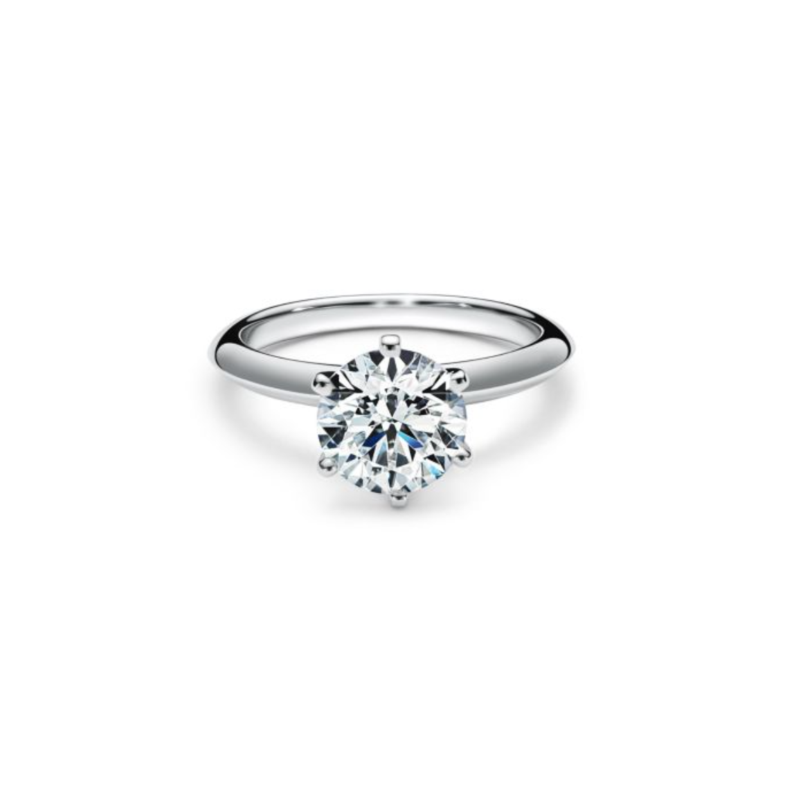 Jewellery Engagement Ring in White Gold