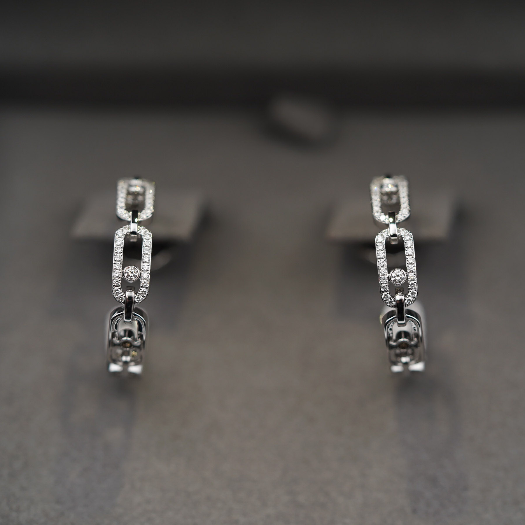 Messika Move Link SM Hoop Earrings