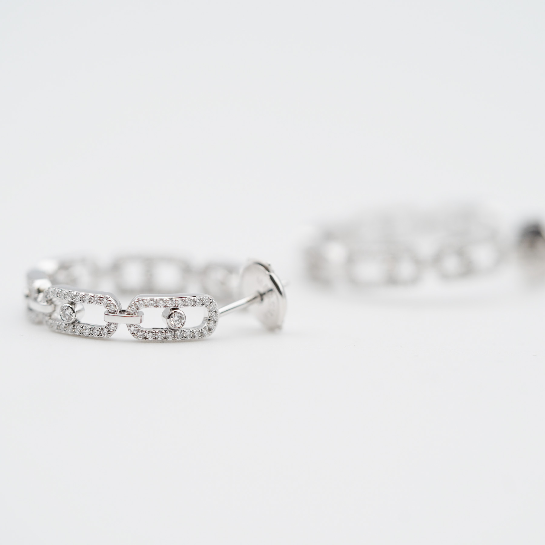 Messika Move Link SM Hoop Earrings