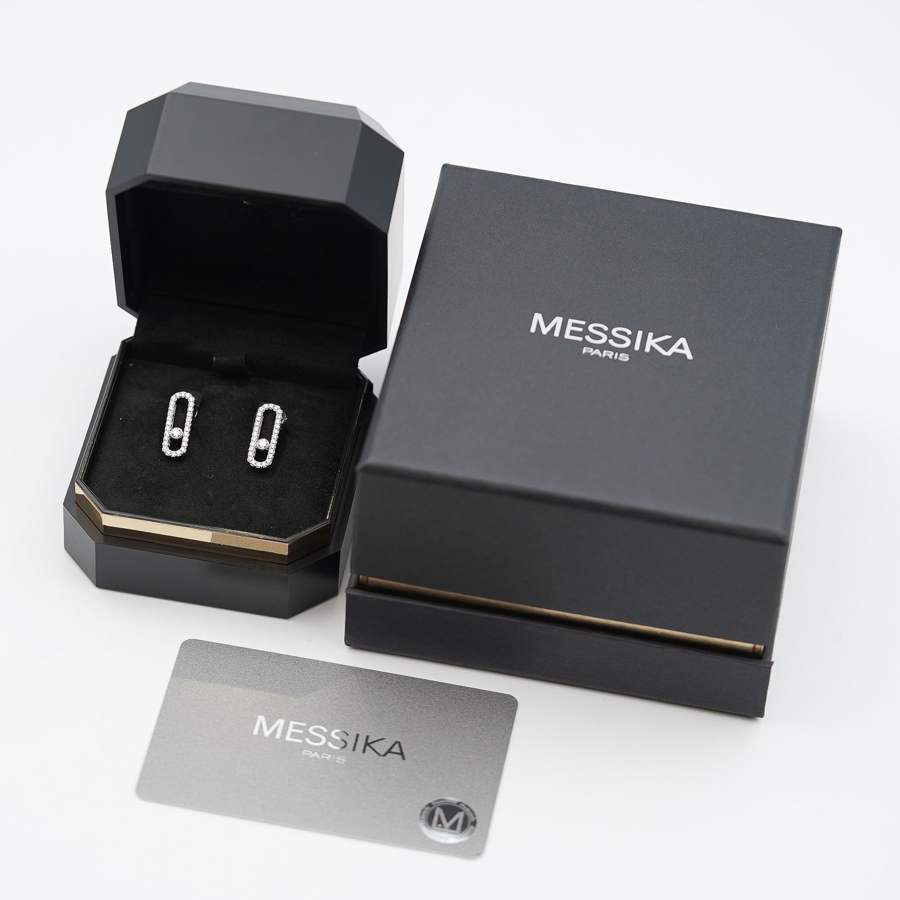 Messika Move Uno Diamond Pavé Earrings