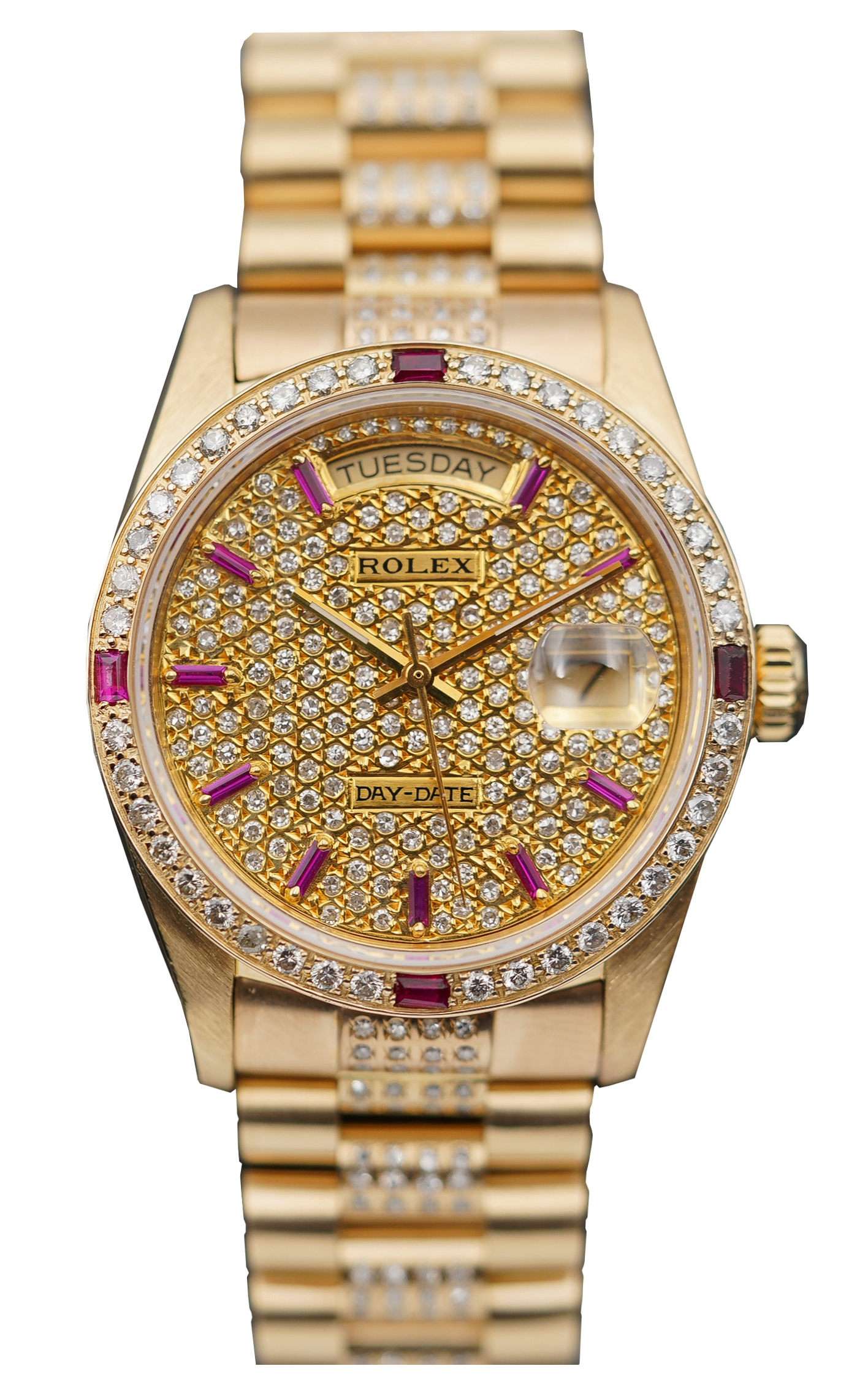 Ruby Day！ Day-Date 36mm Ruby & Diamonds | Rolex | 18038
