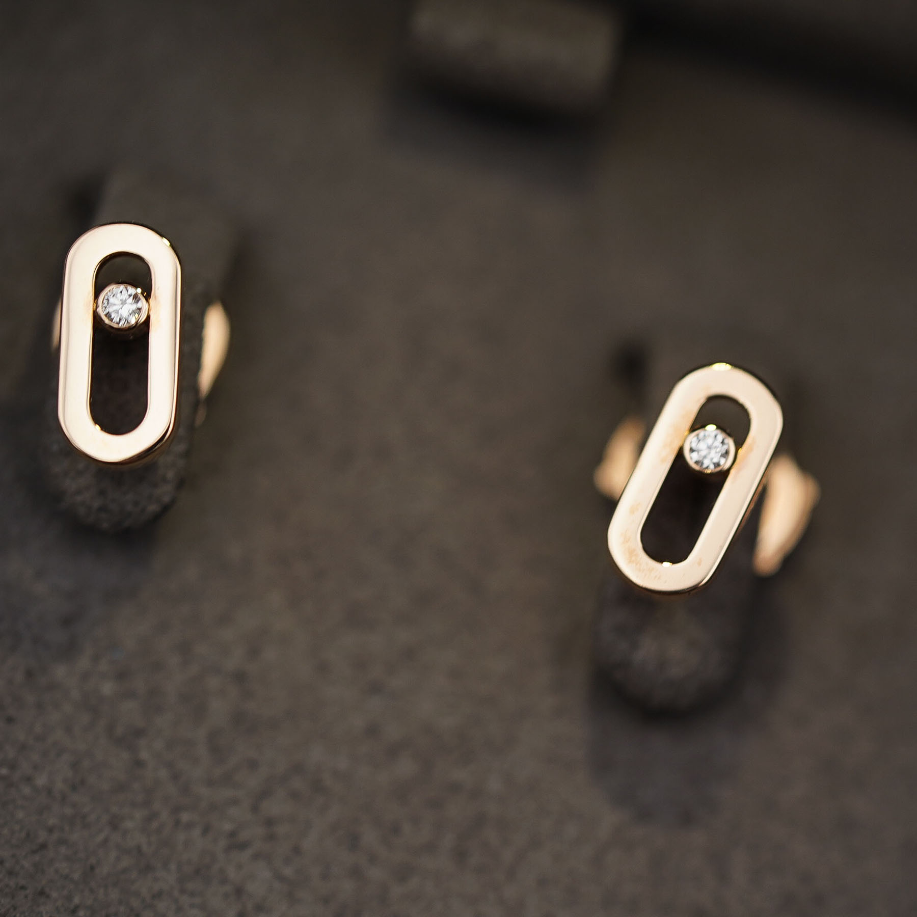 Messika Gold Move Uno Stud Earrings