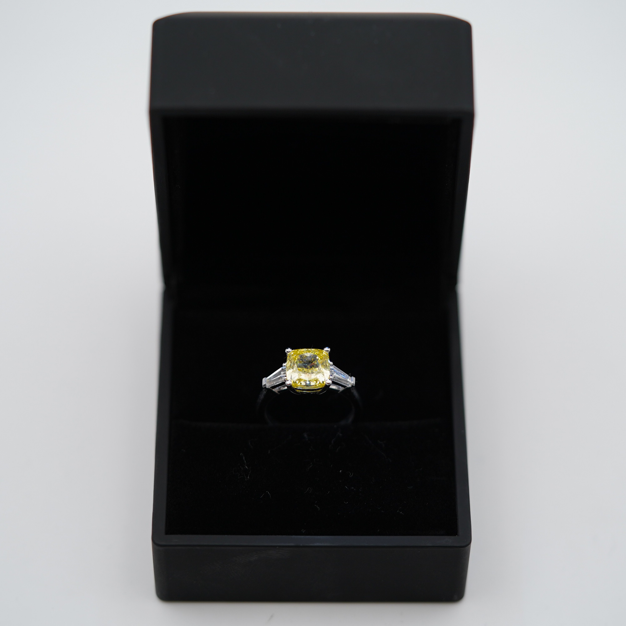 Jewellery Promise Cushion Cut Yellow Diamond