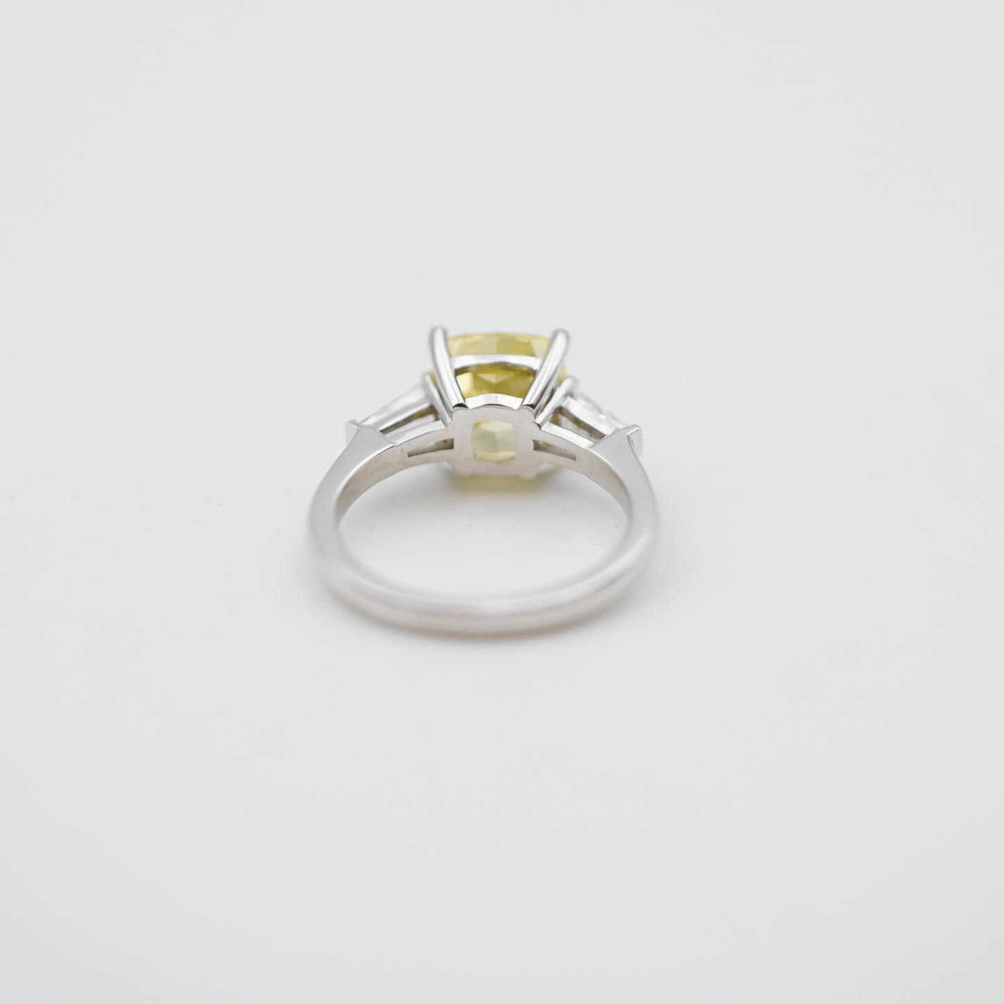 Jewellery Promise Cushion Cut Yellow Diamond