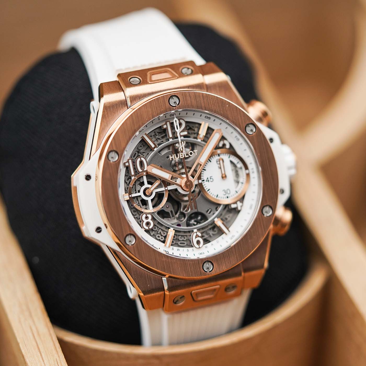 Hublot Big Bang Unico 42 King Gold White