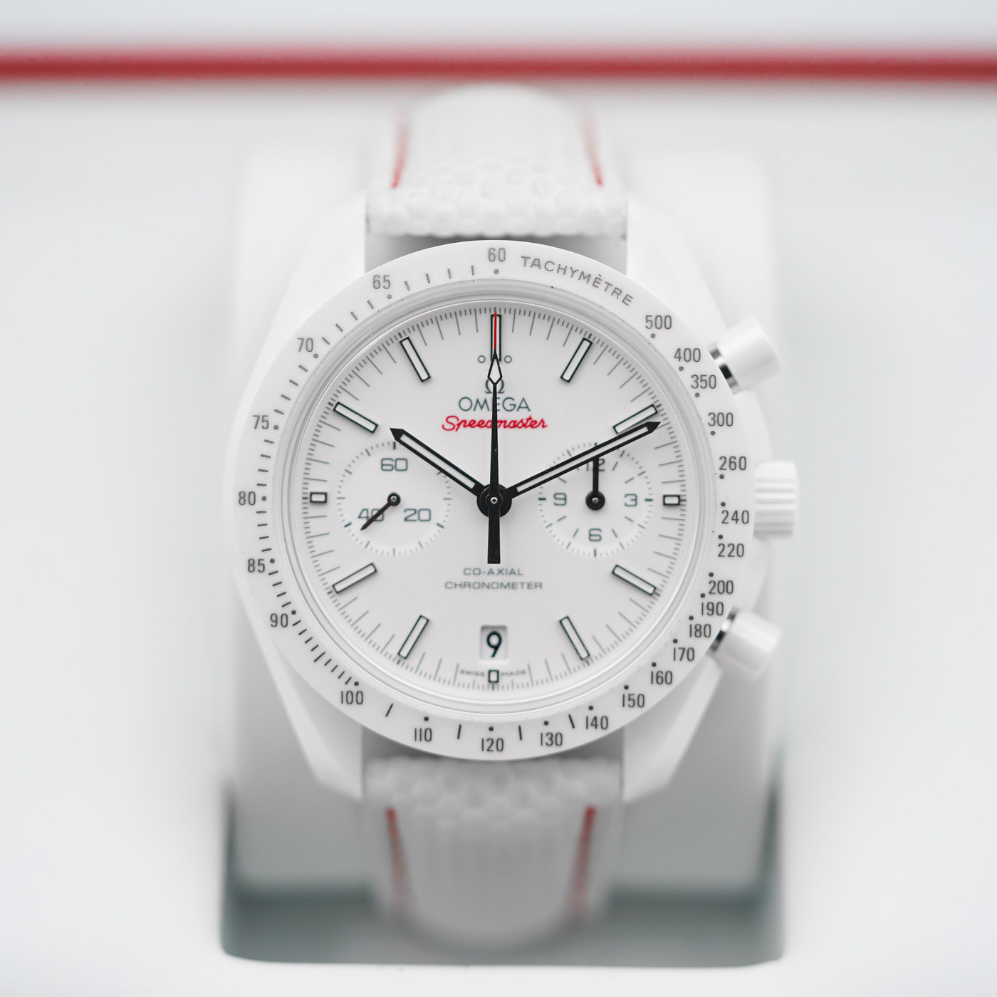 Omega Speedmaster Moonwatch Co-Axial Chronograph  White Side Of The Moon