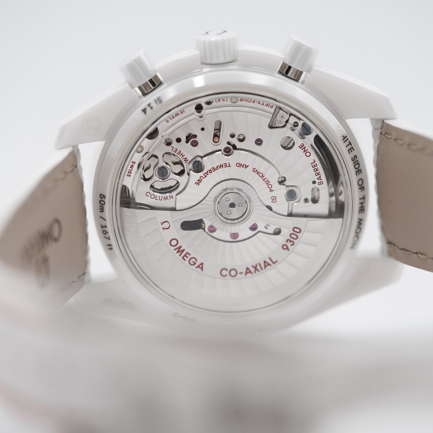 Omega Speedmaster Moonwatch Co-Axial Chronograph  White Side Of The Moon