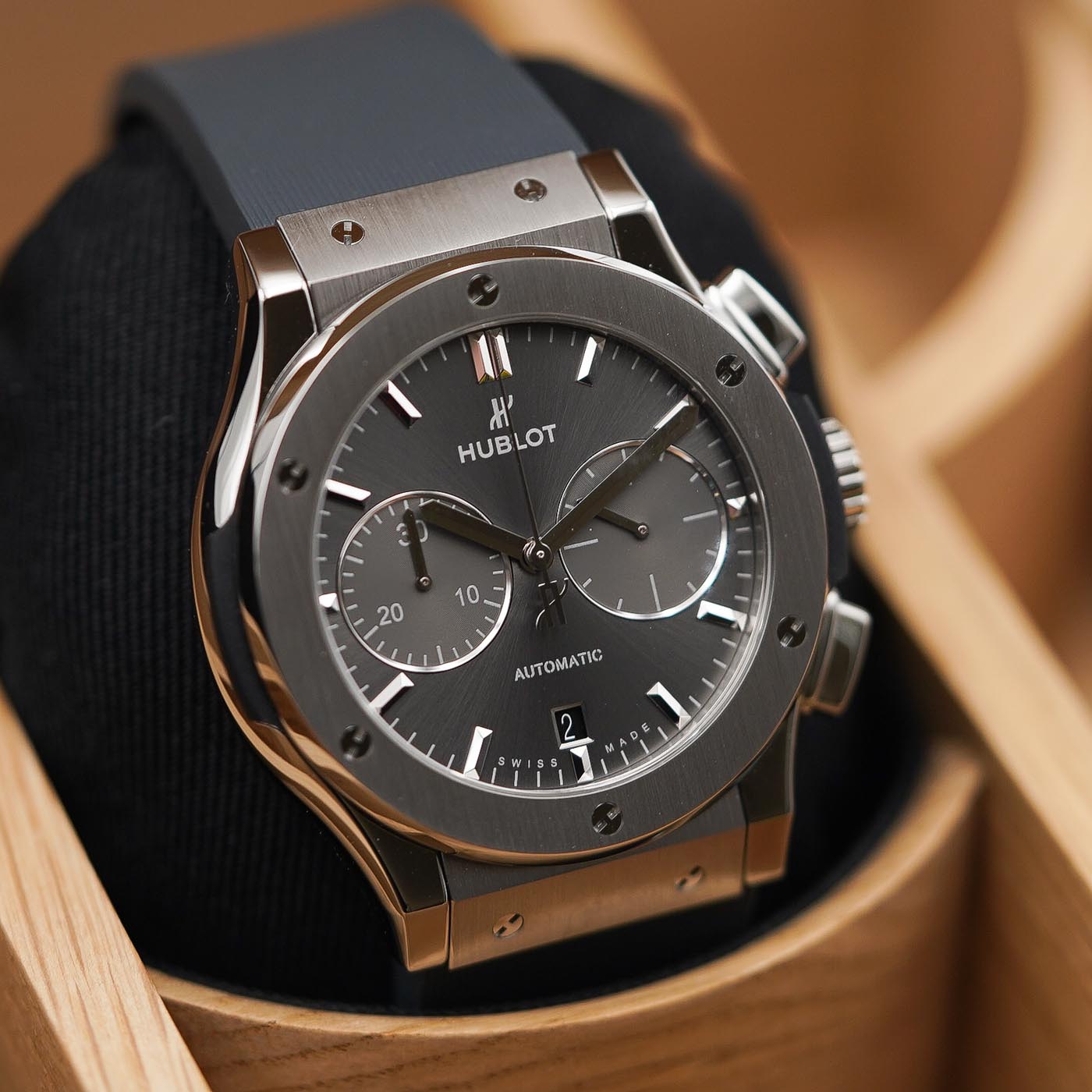 Hublot Classic Fusion 45 Racing Grey Chronograph Titanium