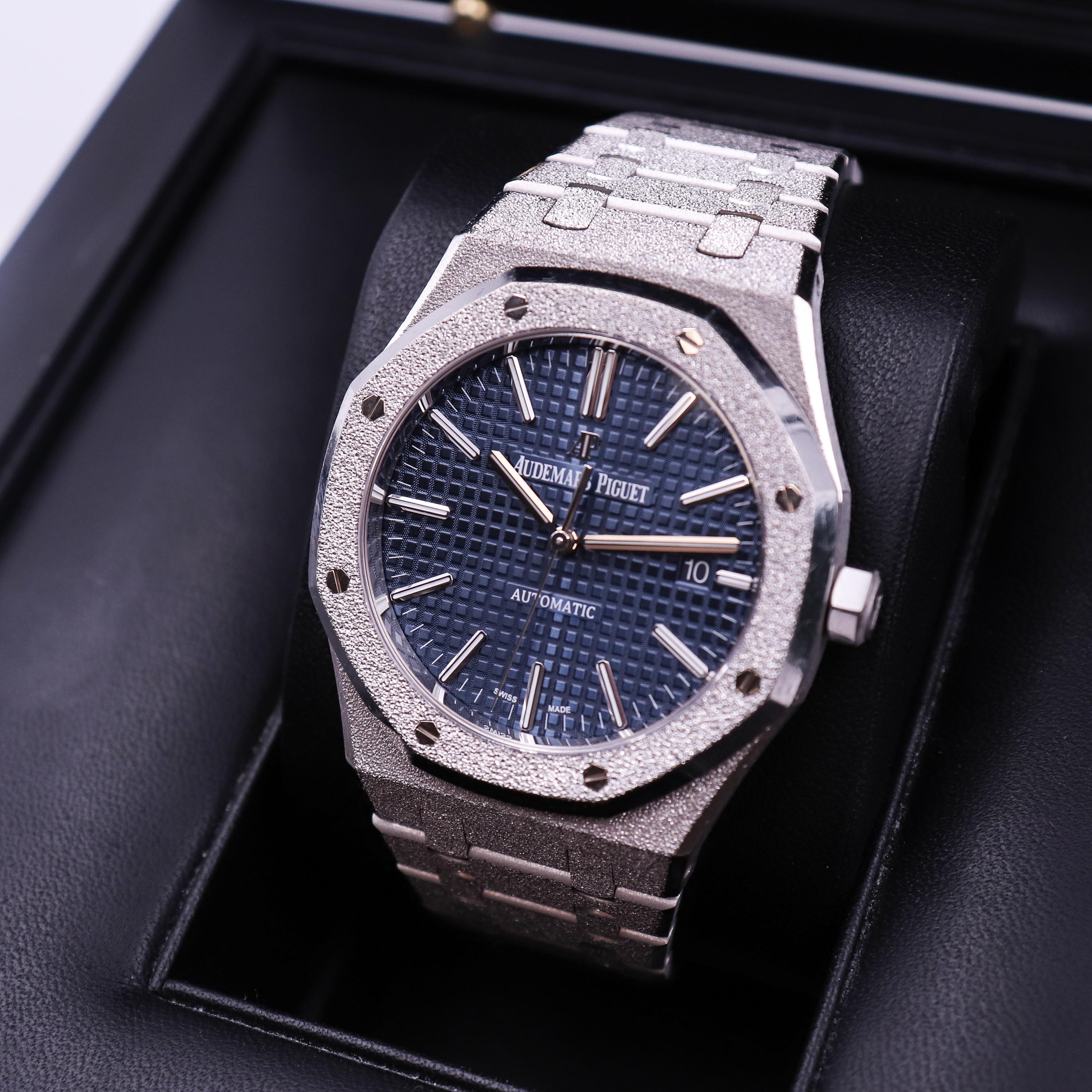 Audemars Piguet Royal Oak 41mm Frosted White Gold