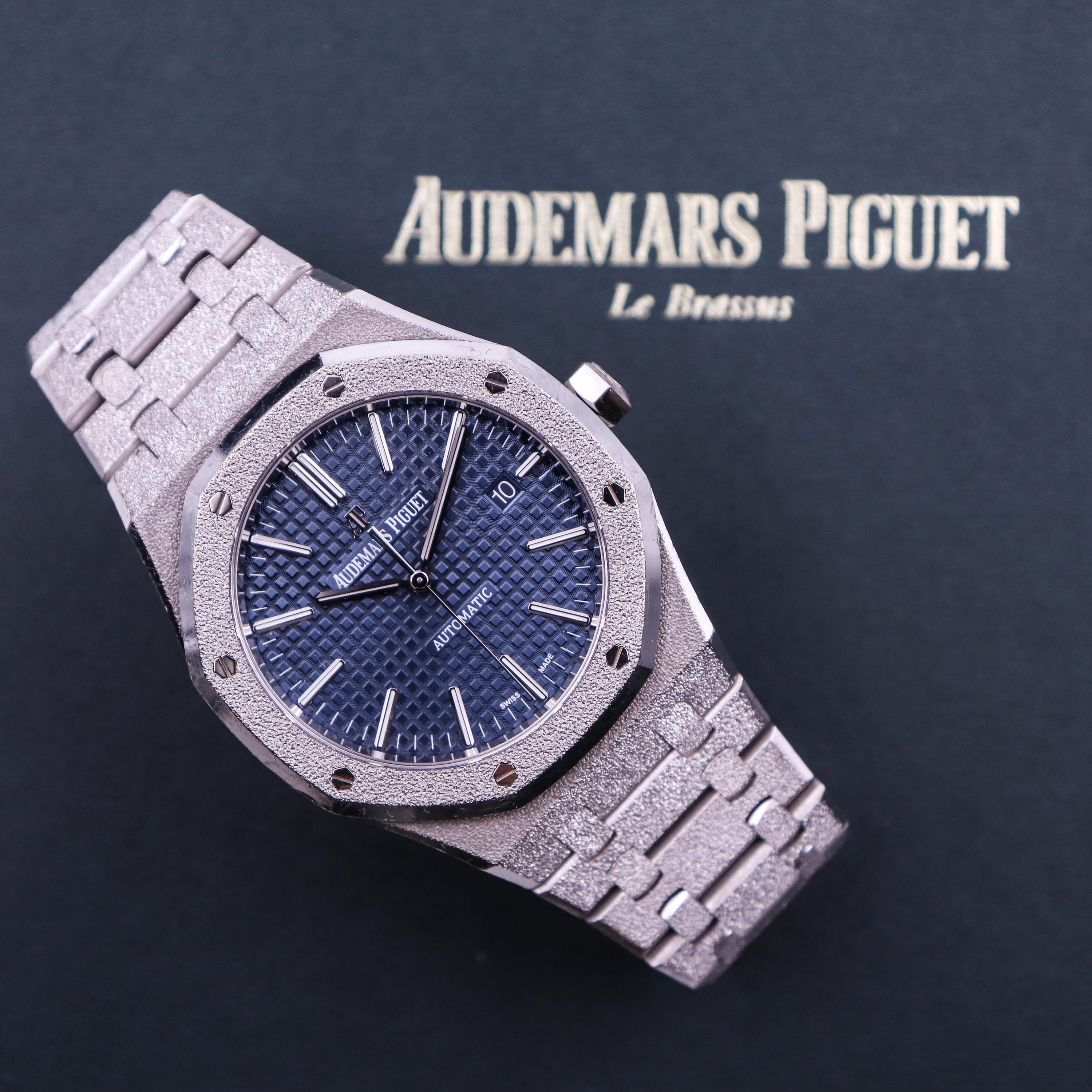Audemars Piguet Royal Oak 41mm Frosted White Gold