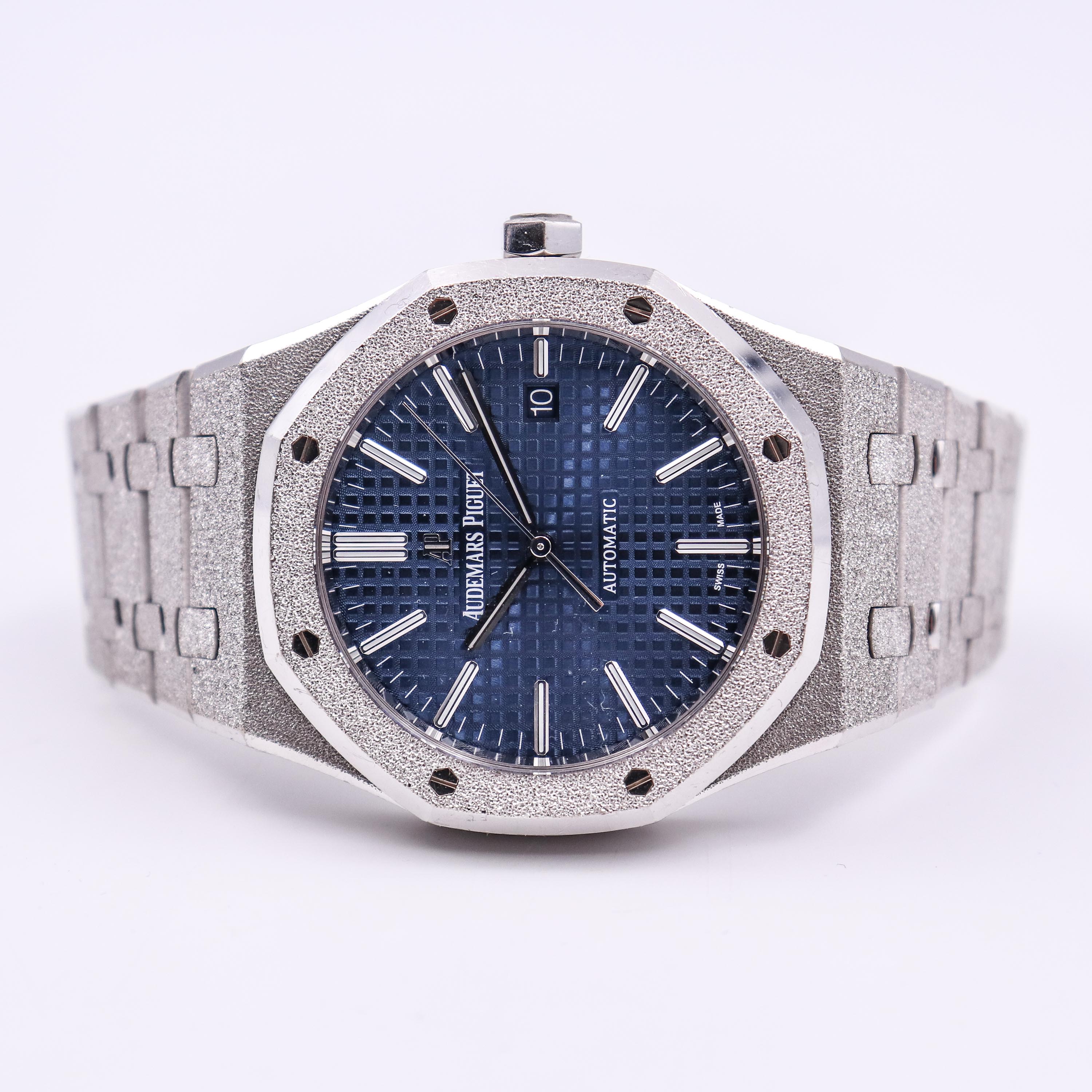 Audemars Piguet Royal Oak 41mm Frosted White Gold