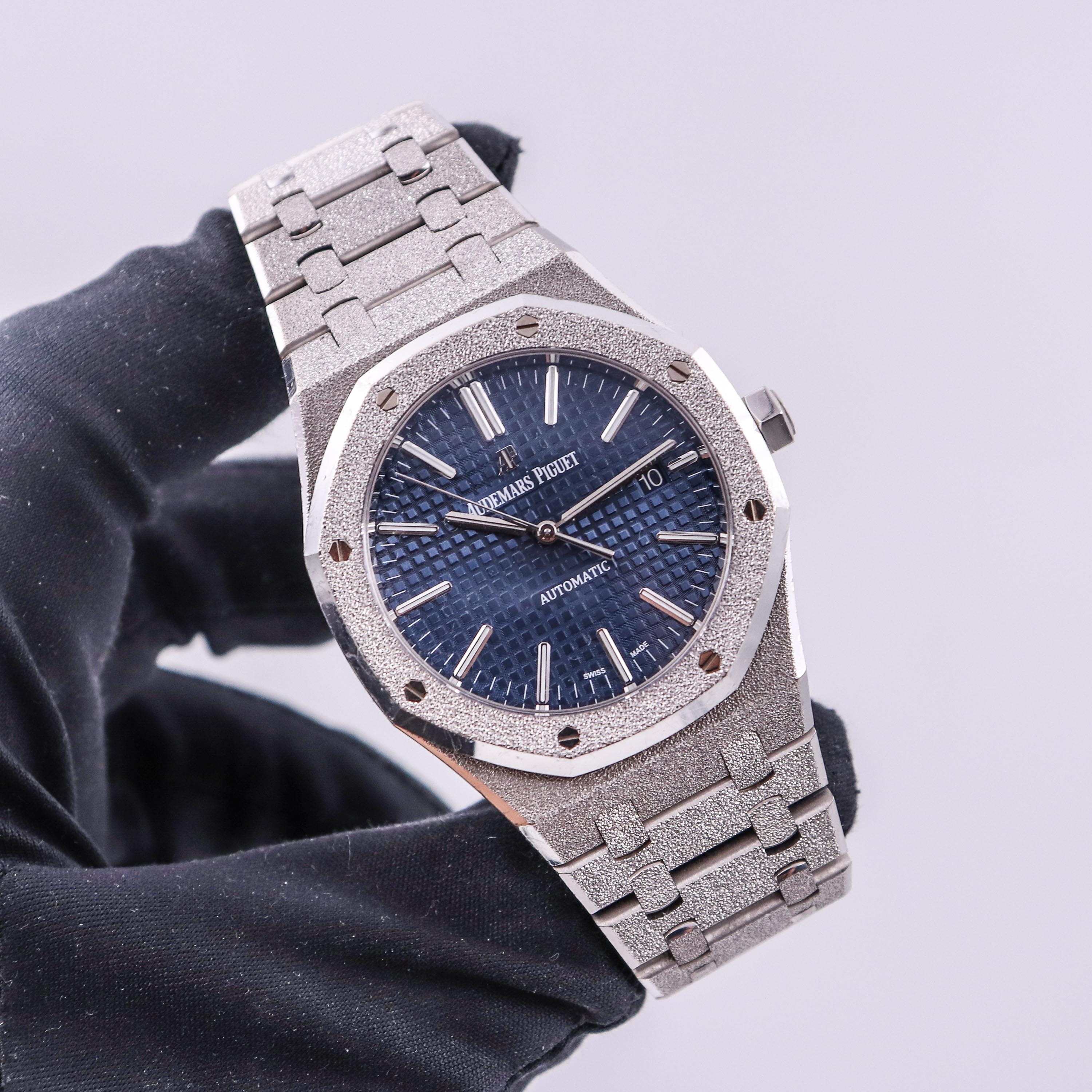 Audemars Piguet Royal Oak 41mm Frosted White Gold