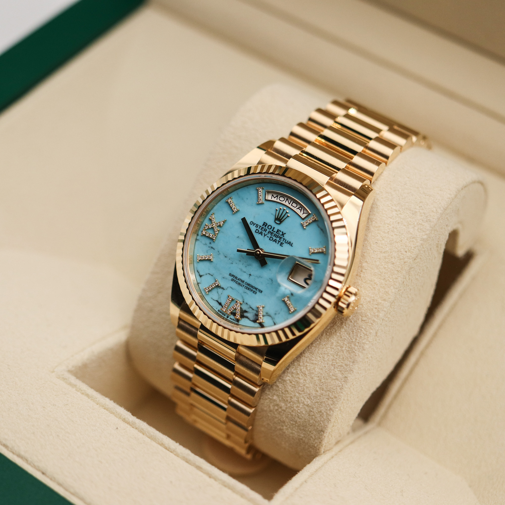 Rolex Day-Date 36mm Tiffany Turquoise