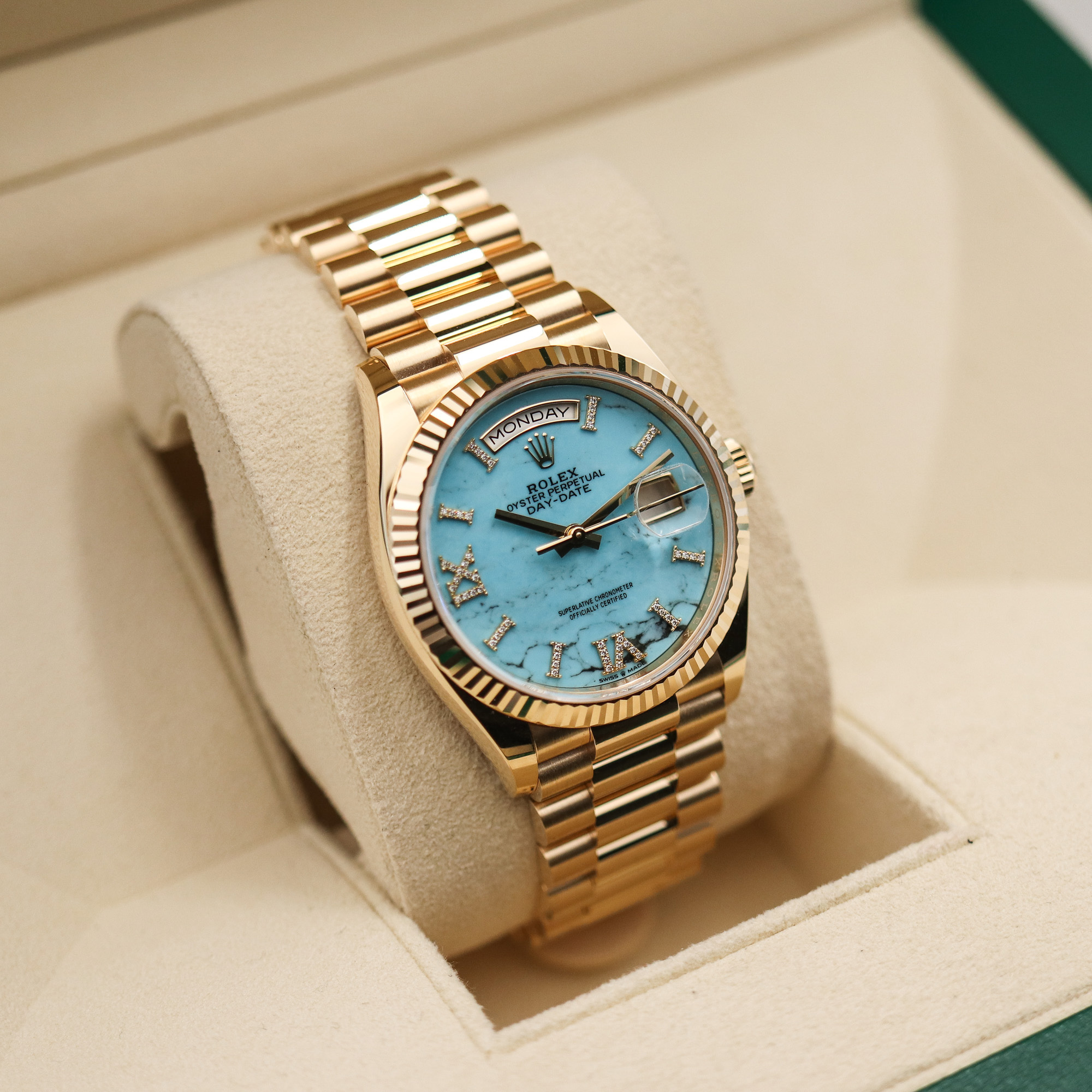 Rolex Day-Date 36mm Tiffany Turquoise