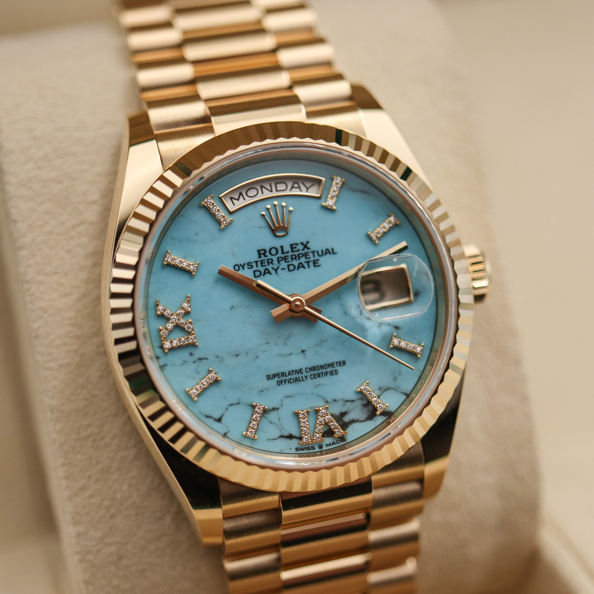 Rolex Day-Date 36mm Tiffany Turquoise