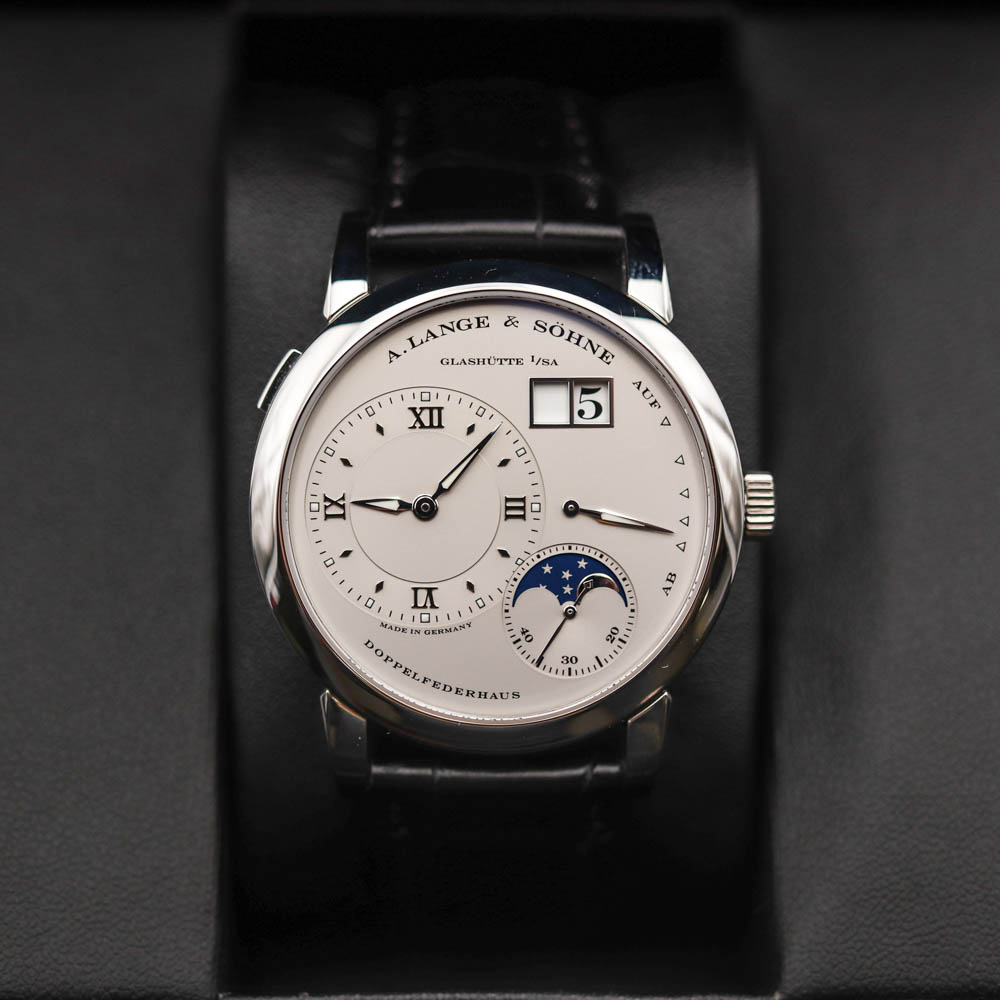 A. Lange & Sohne Lange 1 Moonphase Platinum