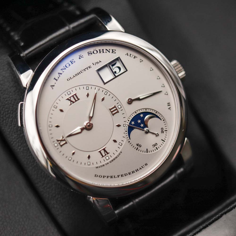 A. Lange & Sohne Lange 1 Moonphase Platinum