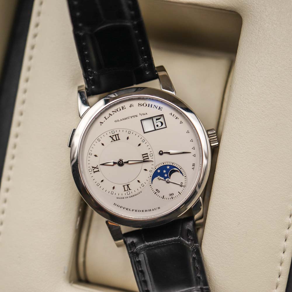 A. Lange & Sohne Lange 1 Moonphase Platinum