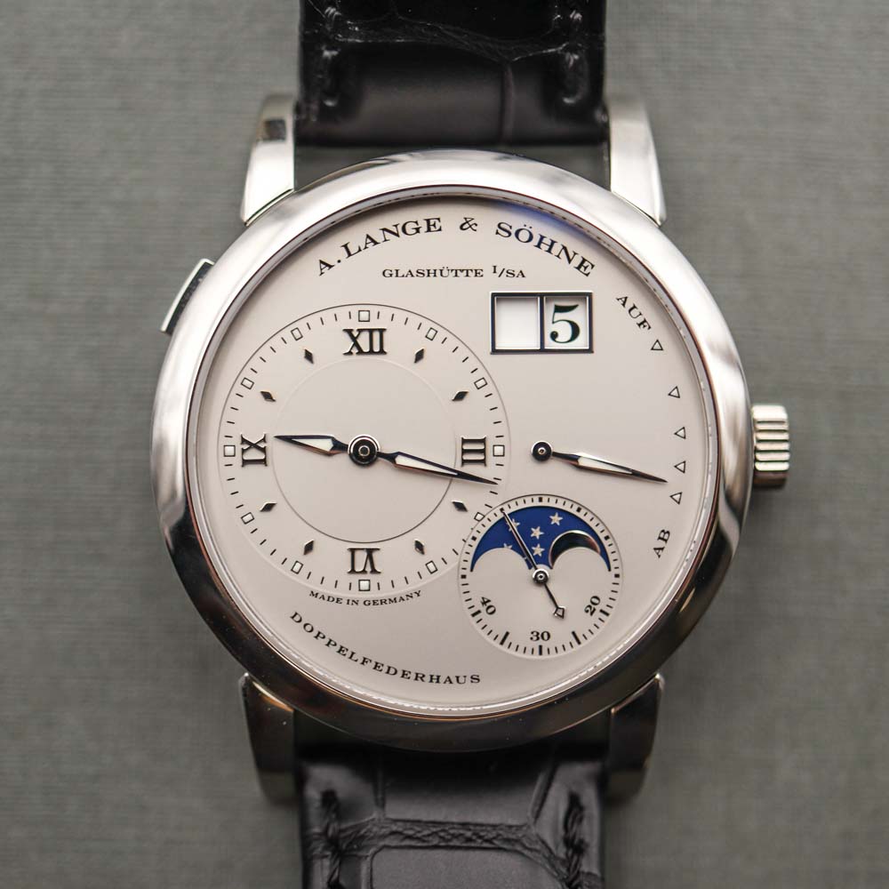 A. Lange & Sohne Lange 1 Moonphase Platinum