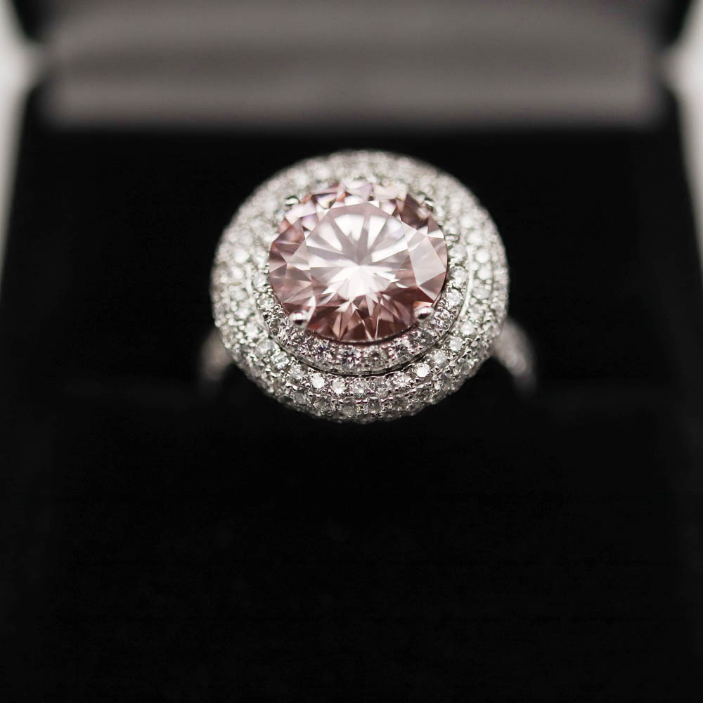 Jewellery Fancy Pink Diamond 3.5ct