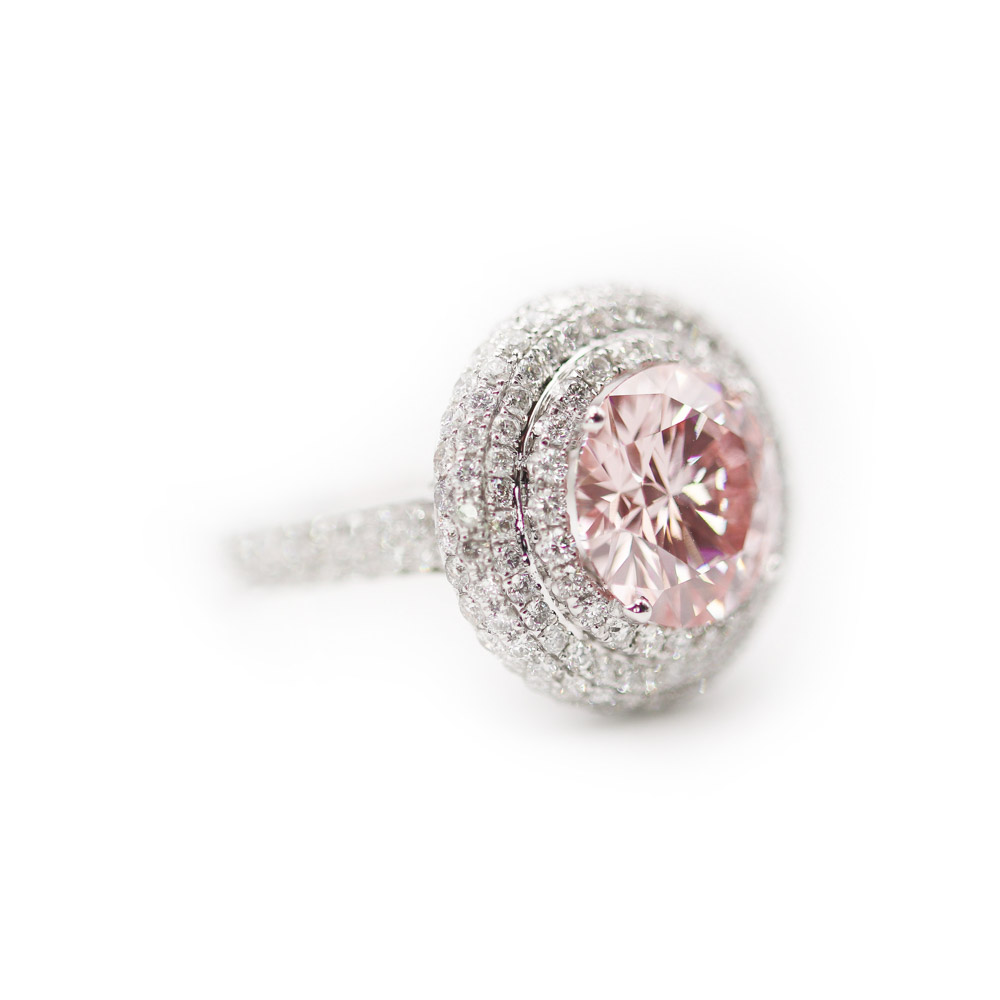 Jewellery Fancy Pink Diamond 3.5ct