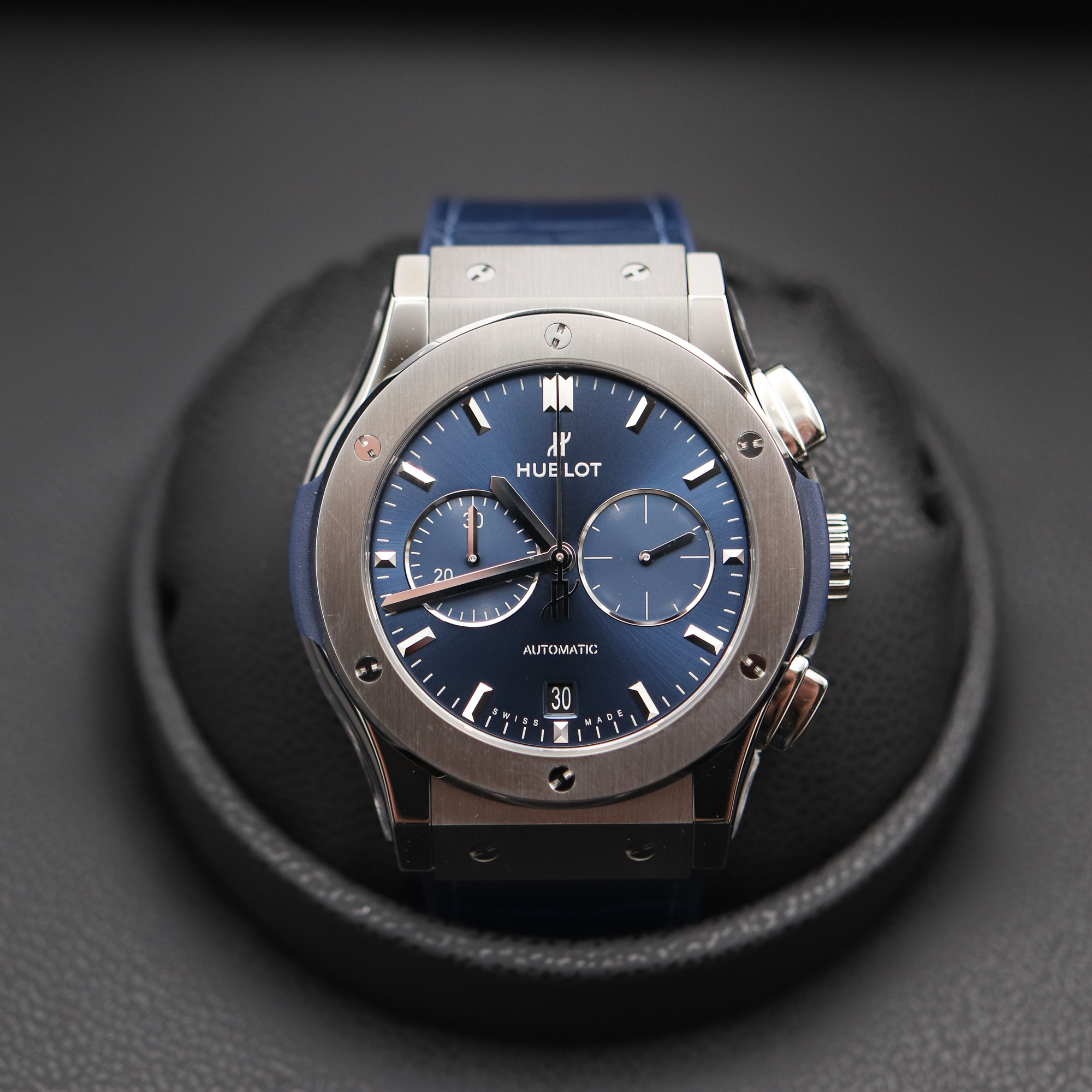 Hublot classic outlet fusion blue chronograph