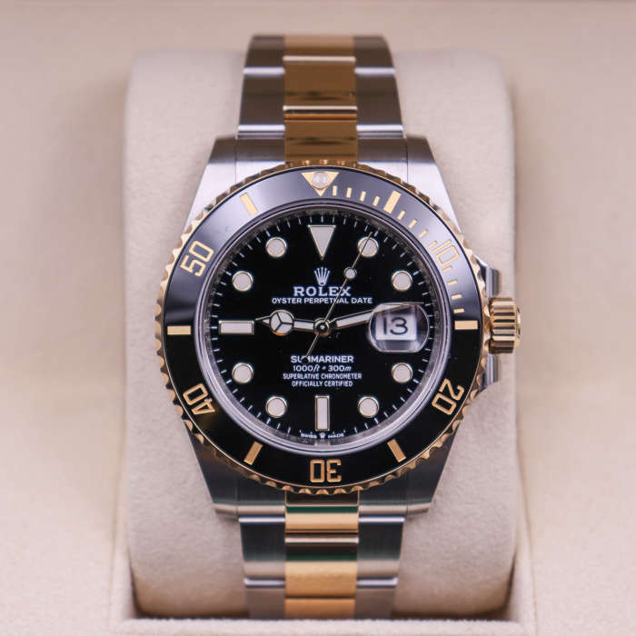 Rolex submariner half gold on sale price