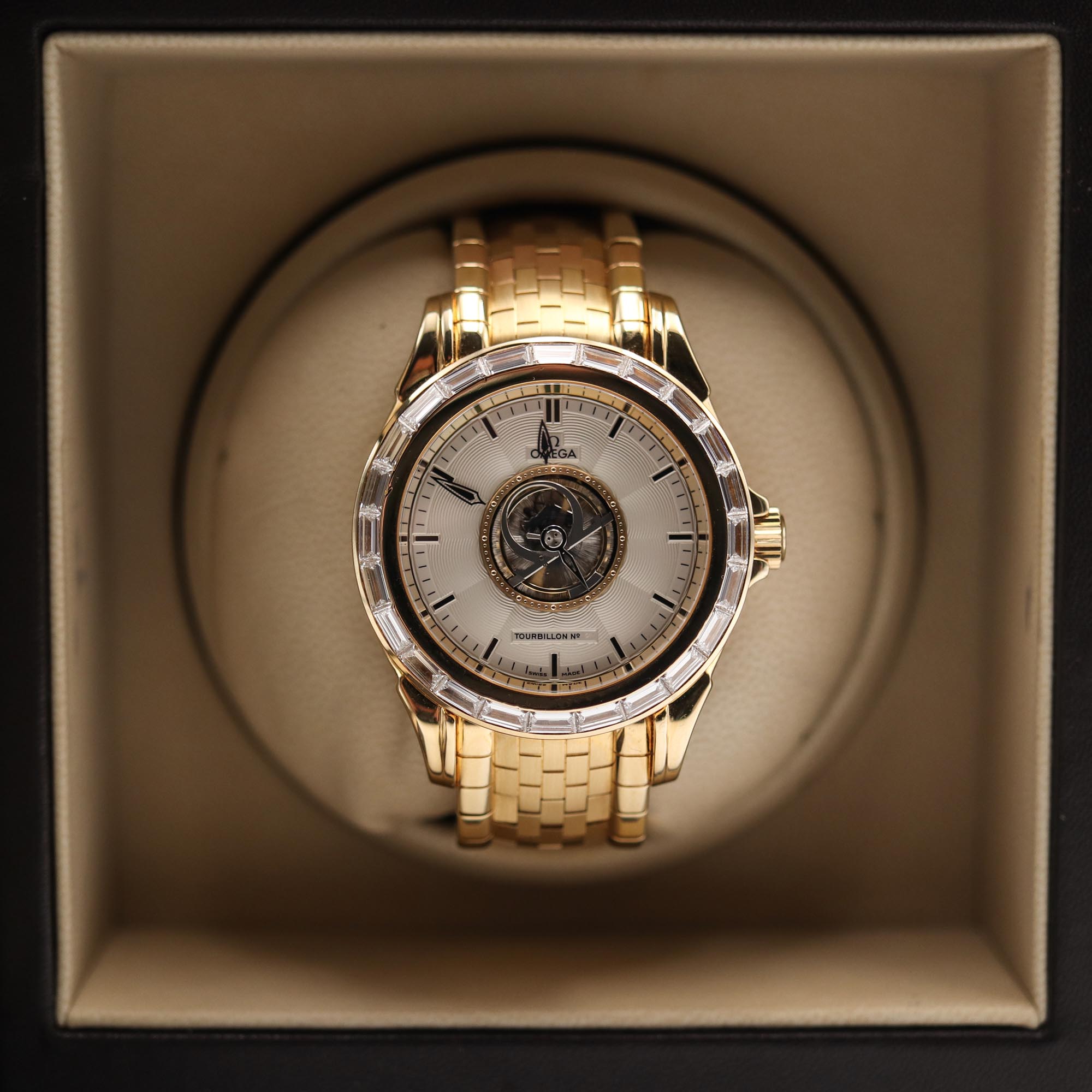 Omega De Ville Tourbillon Baguette Diamonds