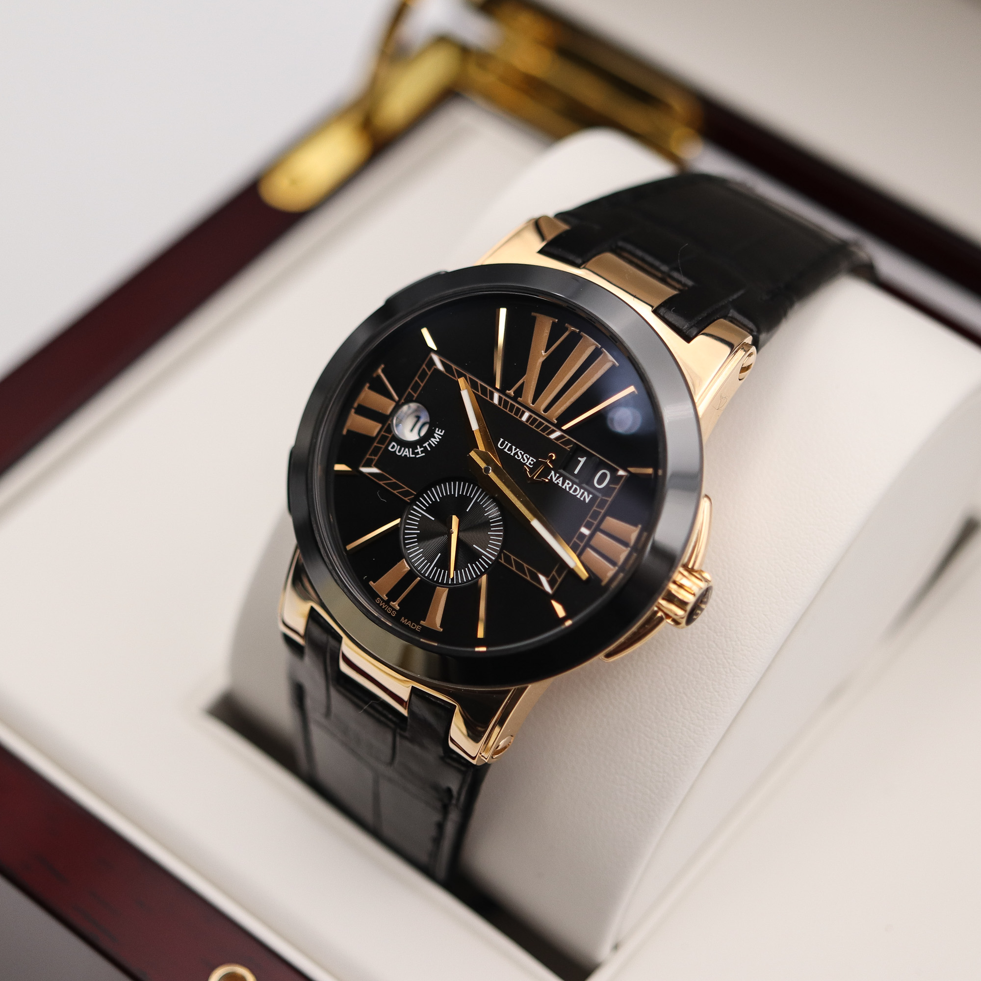 Executive Dual Time Gold Ulysse Nardin 246 00 42