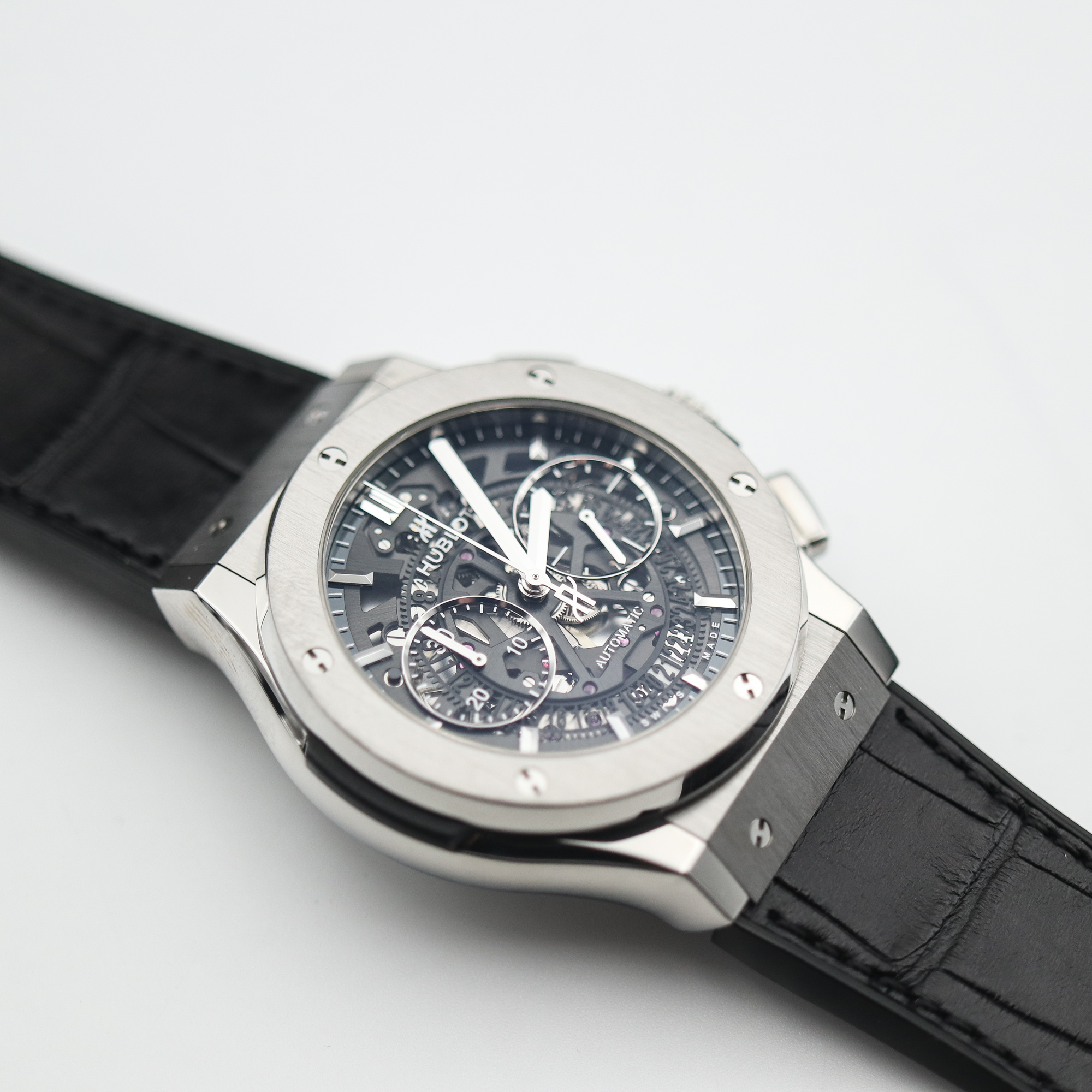 Hublot classic shop fusion skeleton chronograph