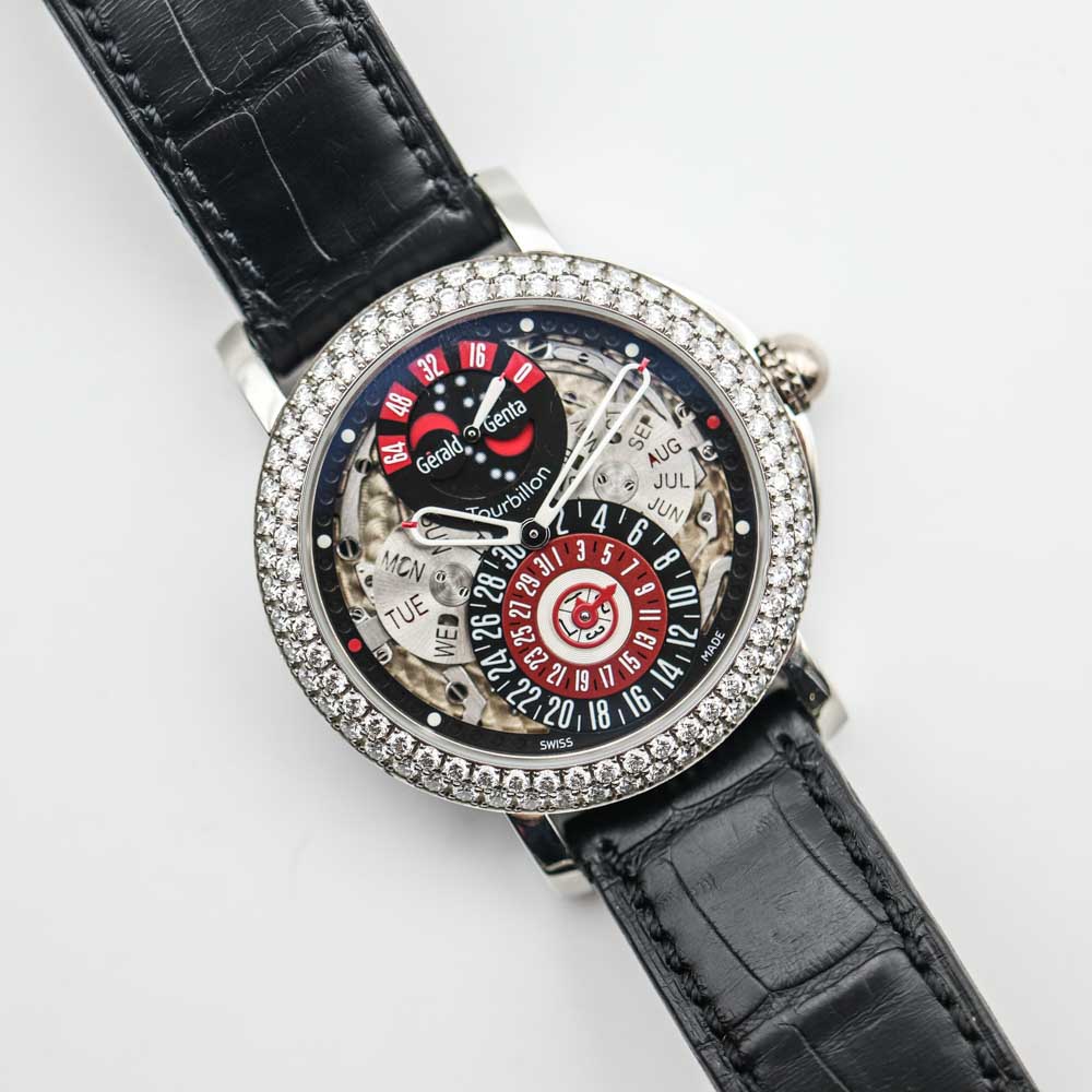 Gerald Genta Arena Tourbillon Perpetual Calendar Moonphase