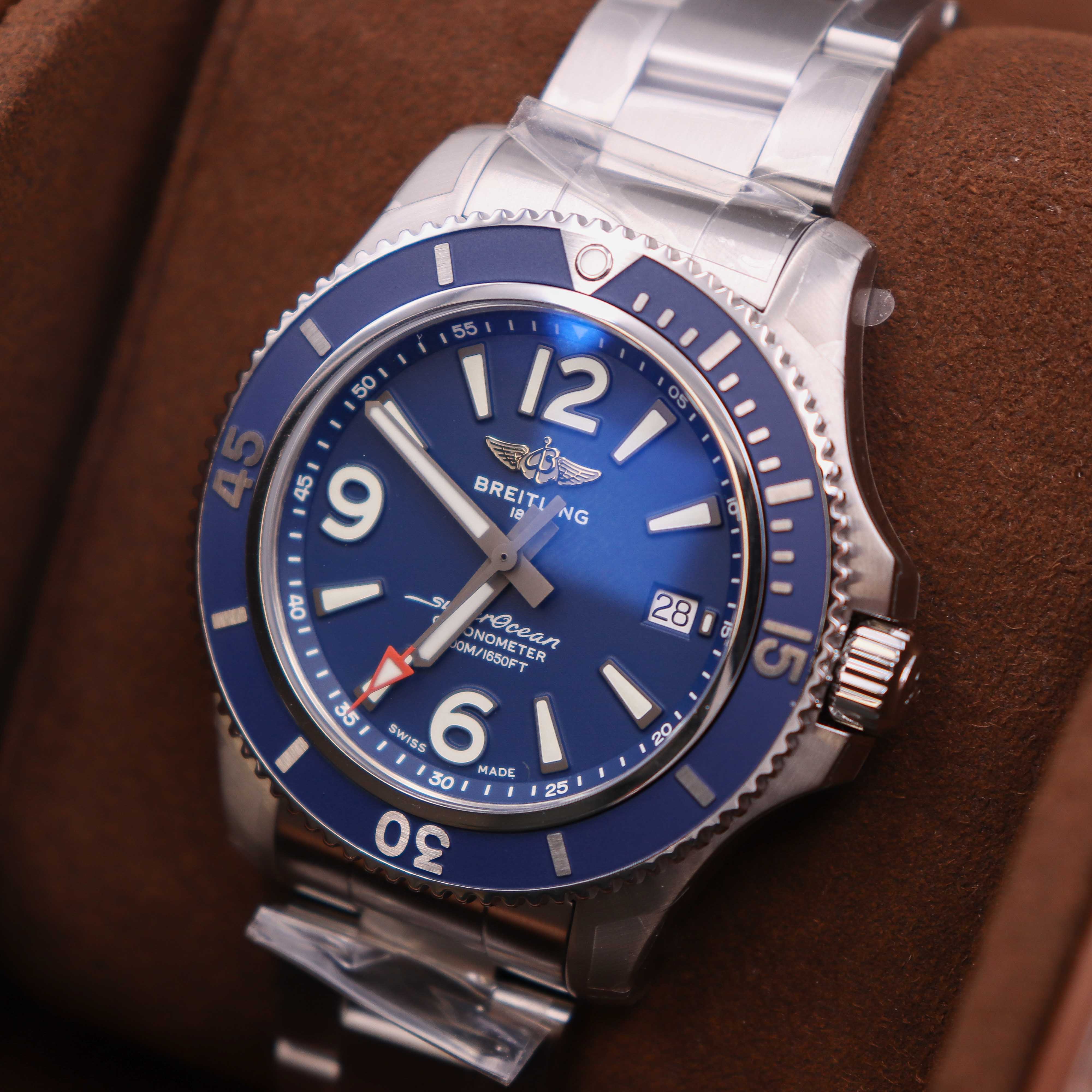 breitling superocean ii 42 blue