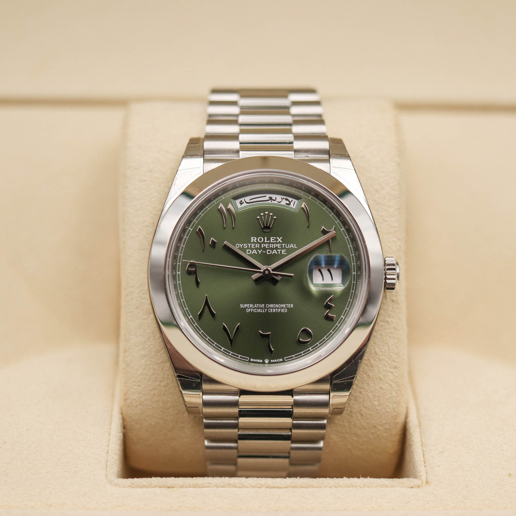 Rolex day date 2025 40 arabic dial