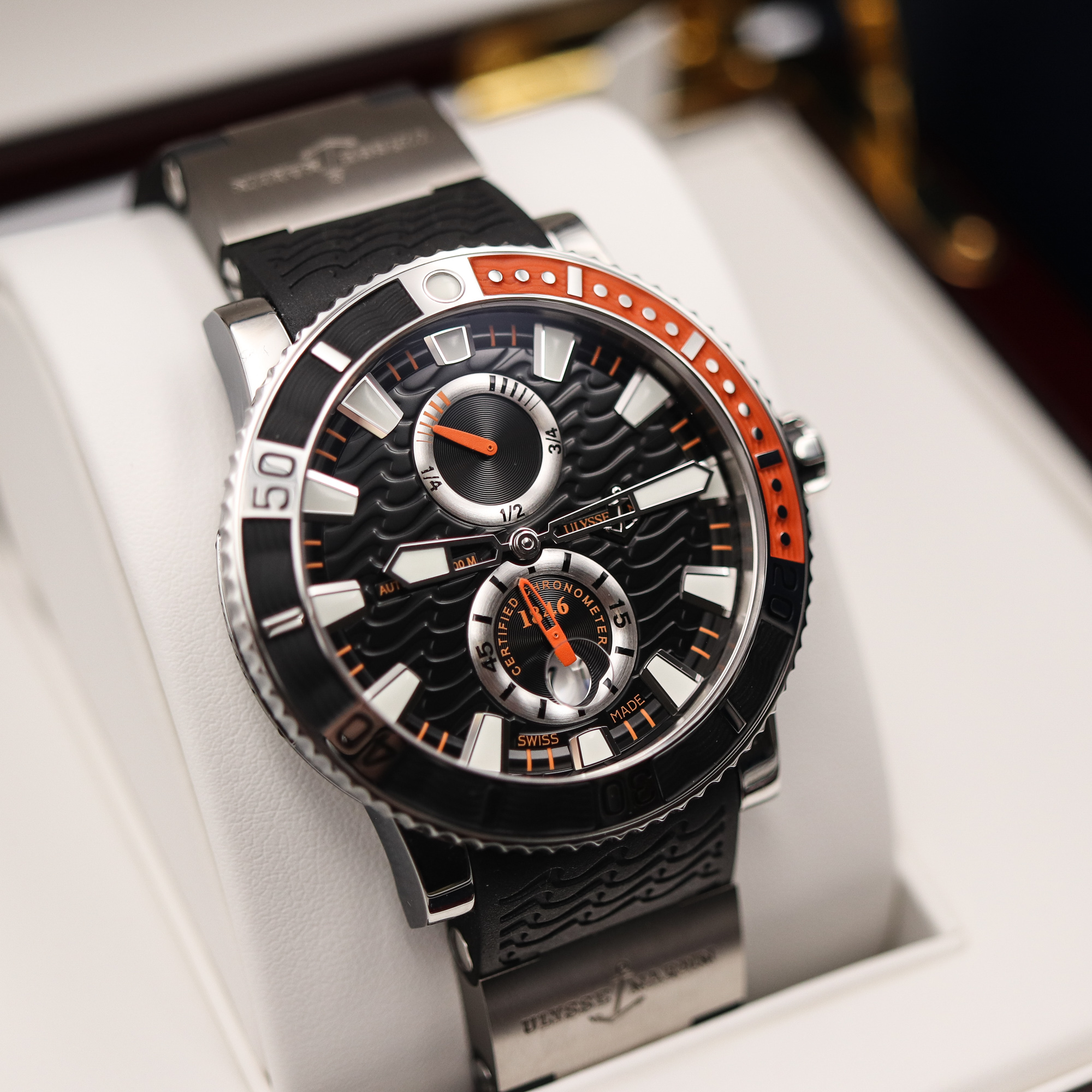 Ulysse nardin maxi marine diver titanium sale