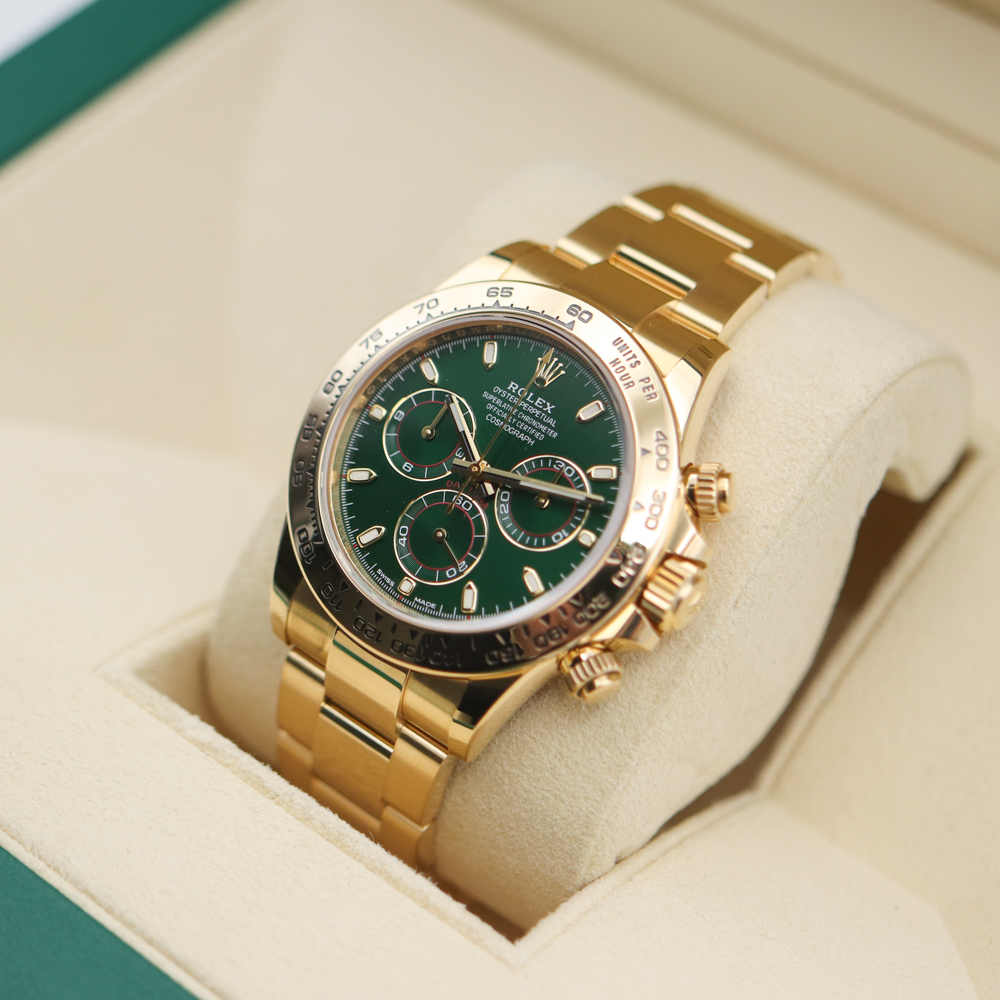 Rolex daytona clearance green dial review