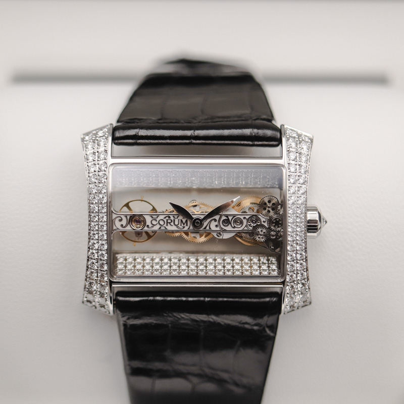 Corum Golden Bridge Lady White Gold Diamonds