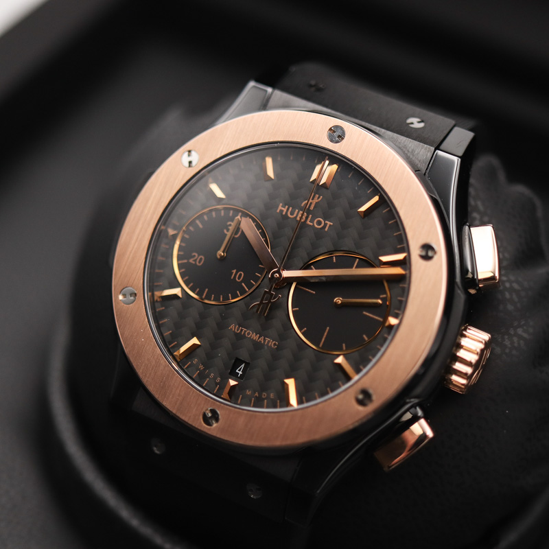 Hublot Classic Fusion 45 Chronograph Ceramic King Gold