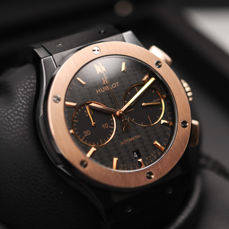 Hublot Classic Fusion 45 Chronograph Ceramic King Gold