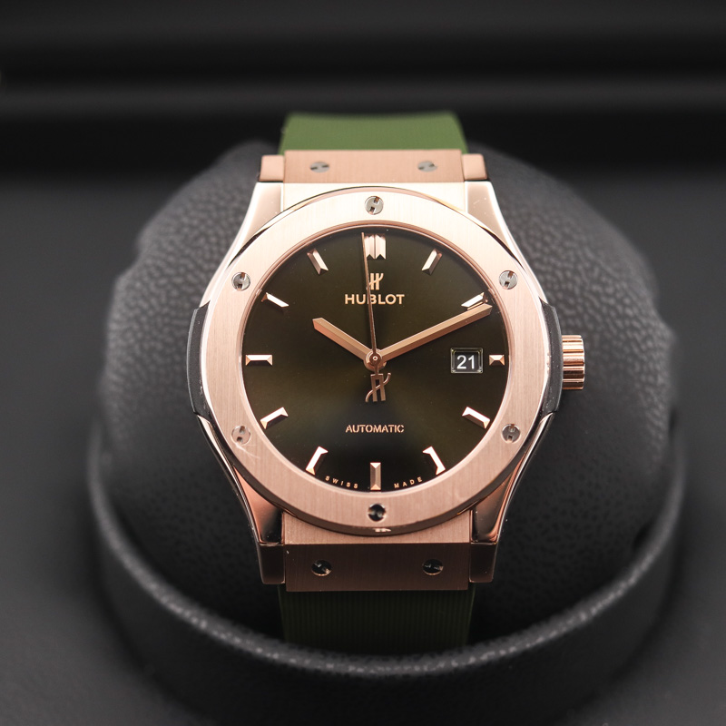 Hublot Classic Fusion 42 King Gold Green