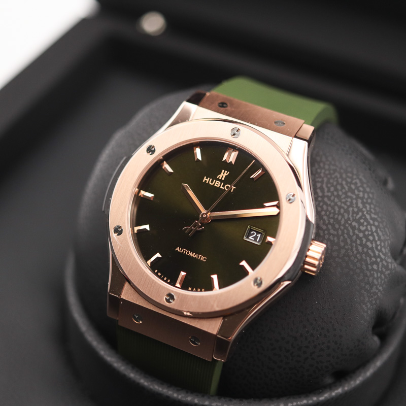 Hublot Classic Fusion 42 King Gold Green