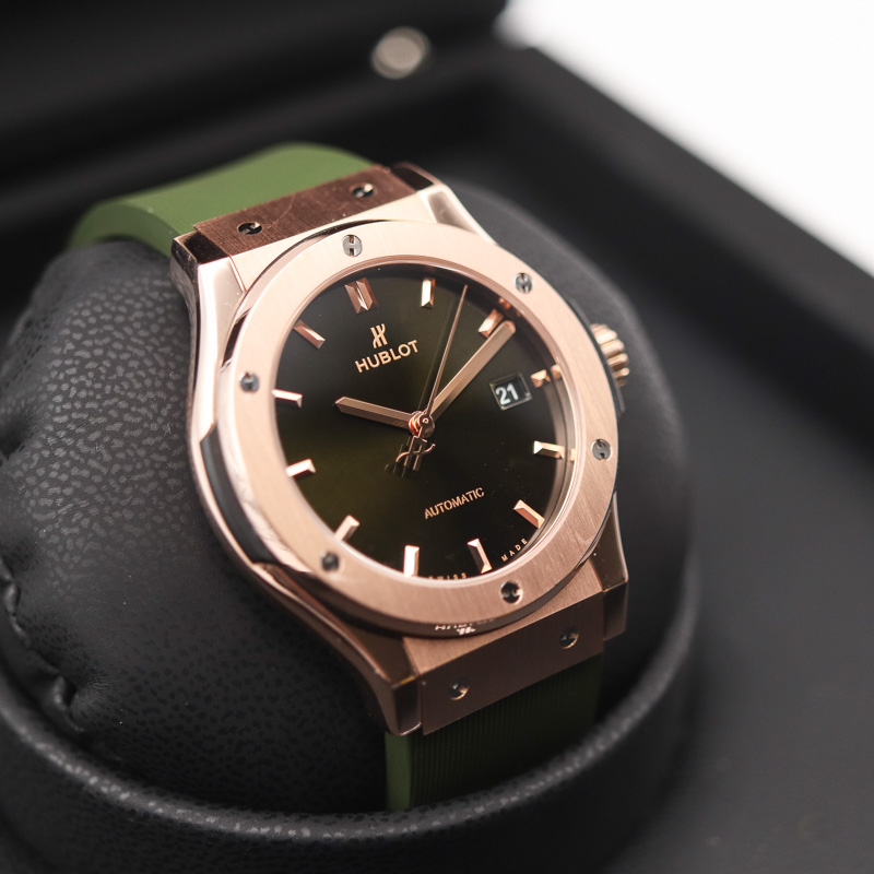 Hublot Classic Fusion 42 King Gold Green