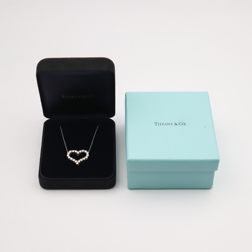 Tiffany & Co. Diamond Heart Pendant Large