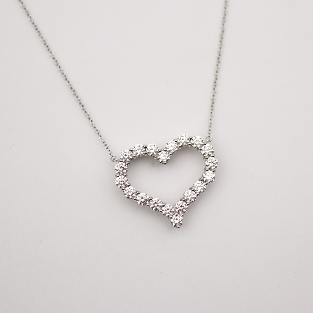 Tiffany & Co. Diamond Heart Pendant Large