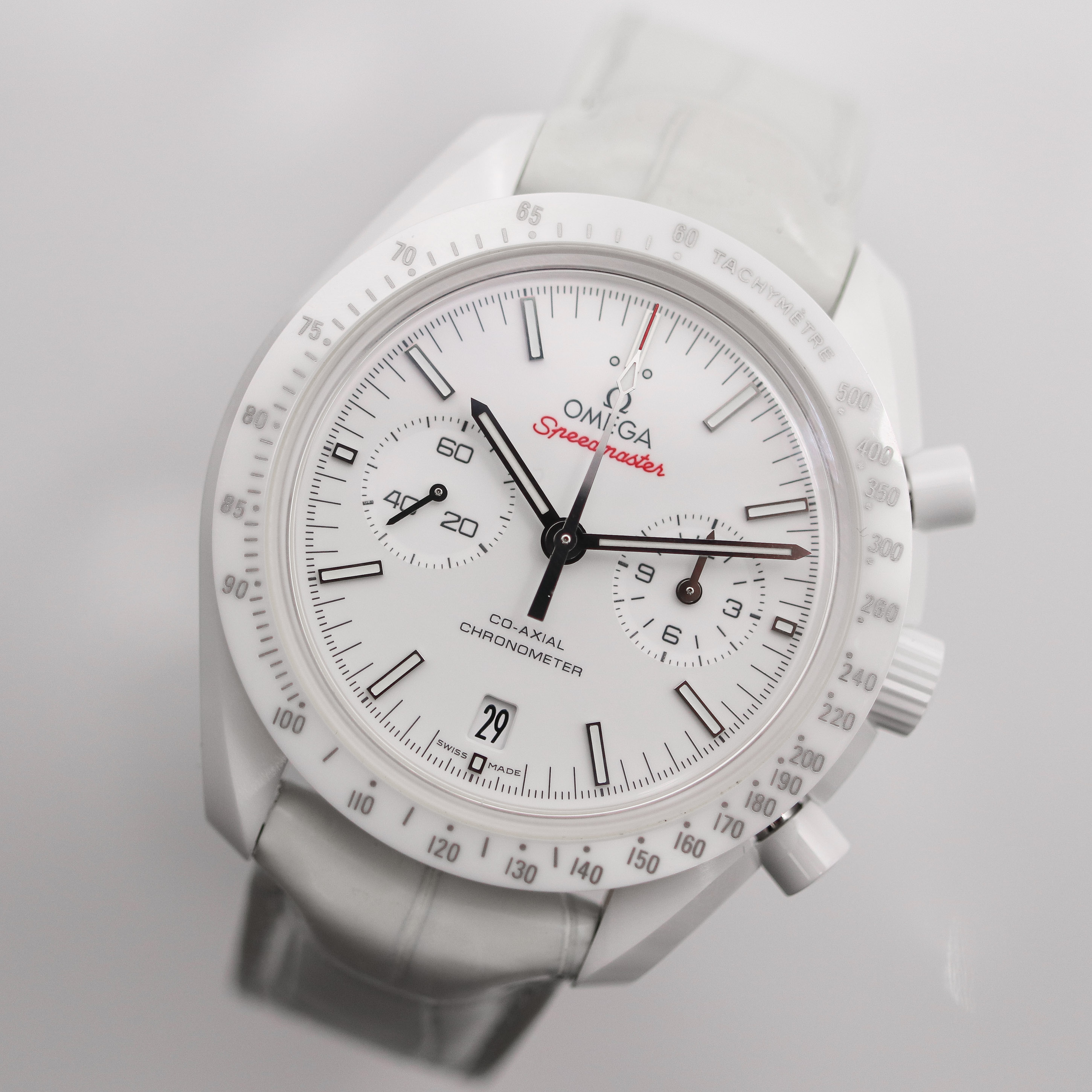 Speedmaster Moonwatch Co-Axial Chronograph White Side Of The Moon 